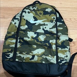 Nike Camouflage Backpack with Black Accents